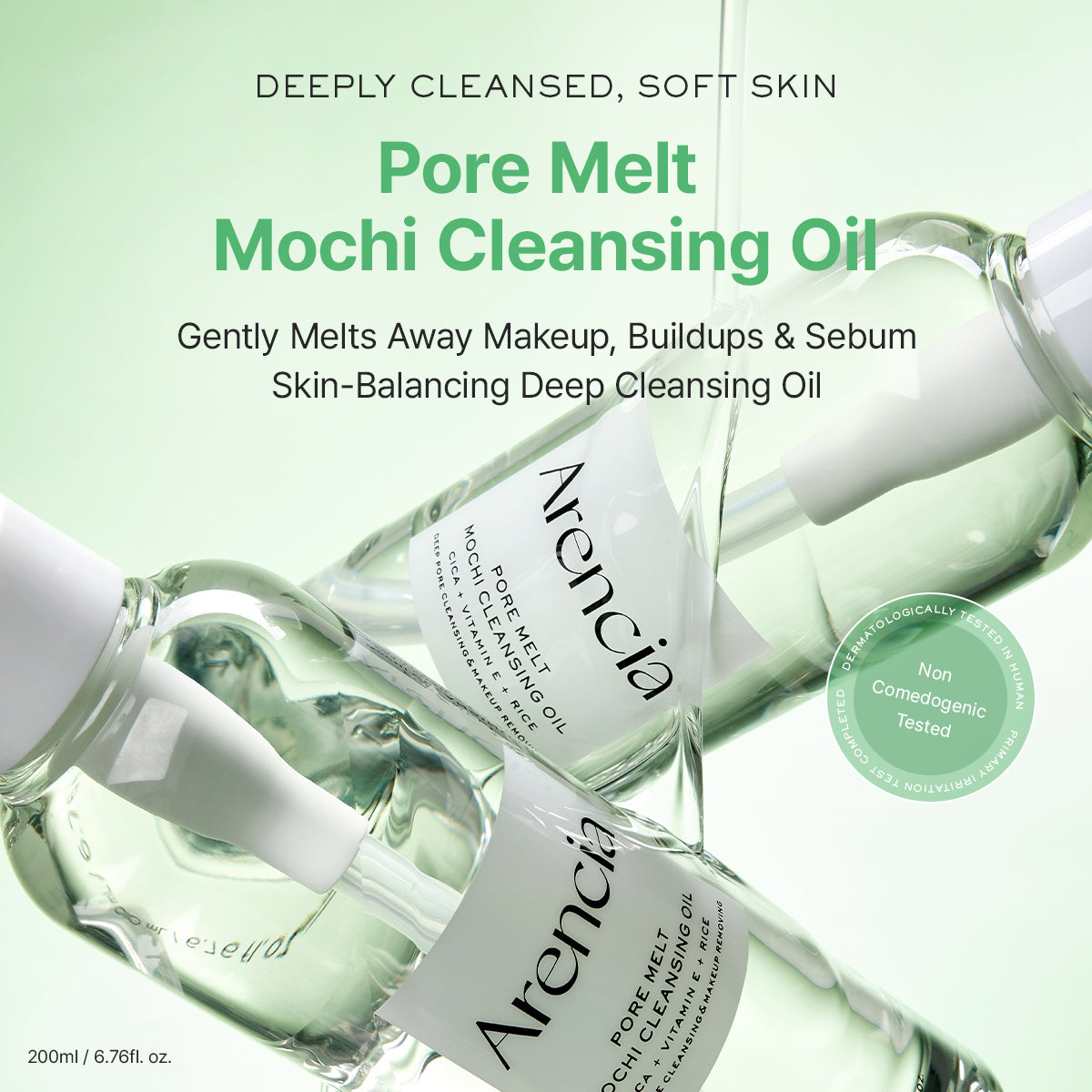 Pore Melt Mochi  Makeup-Removing Cleansing Oil