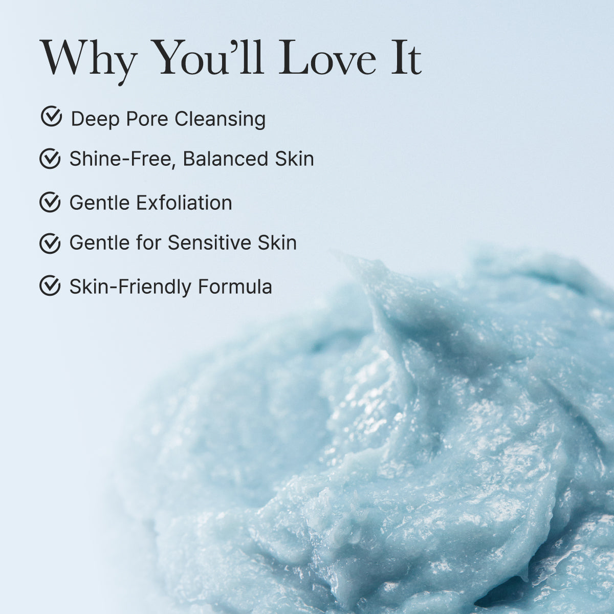 Fresh Blue Hyssop Rice Mochi Cleanser - Oil Control
