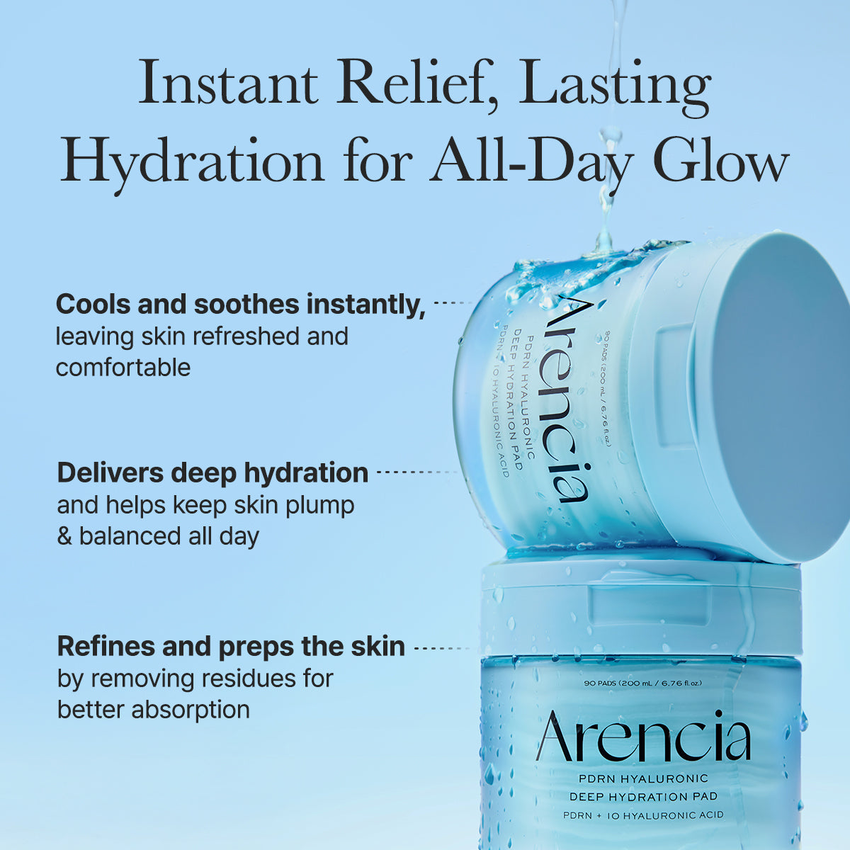 PDRN Hyaluronic Acid Deep Hydration Toner Pads (90 Pads)