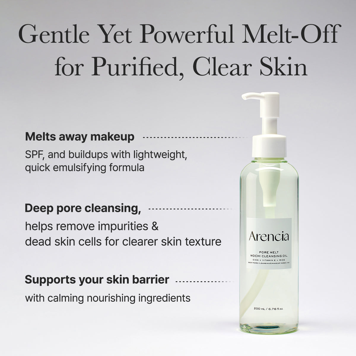 Pore Melt Mochi  Makeup-Removing Cleansing Oil