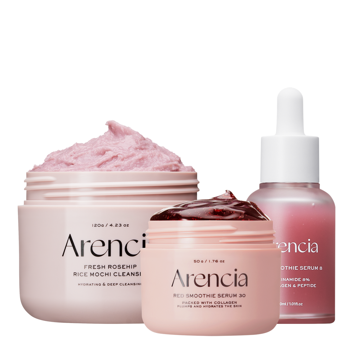 Red Collagen Jello Skin Trio - Poreless Skin Routine