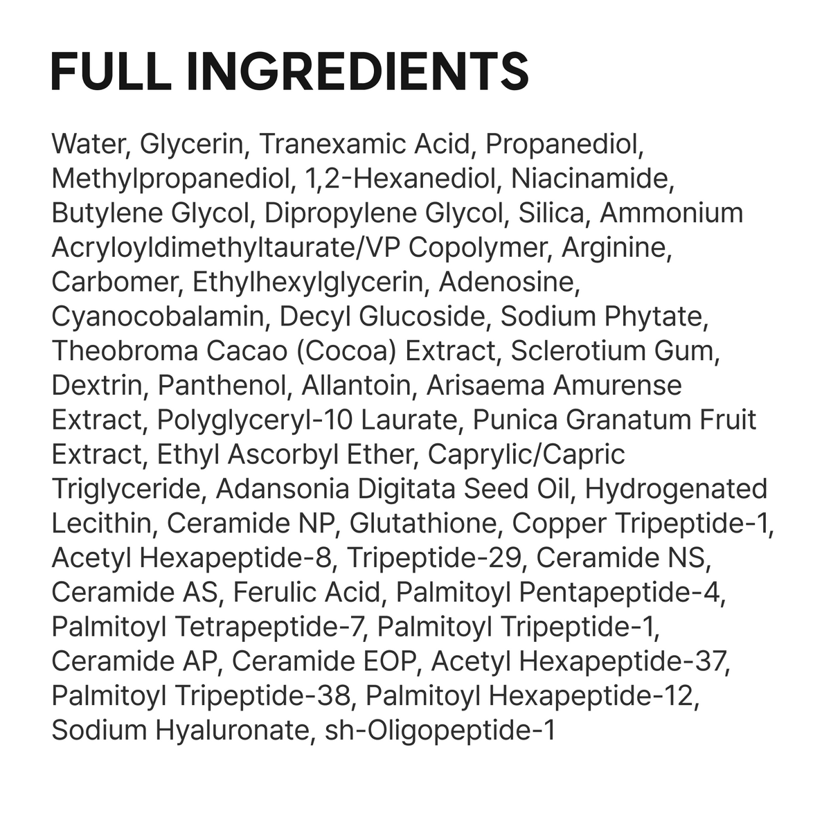 TXA Booster Shot Serum
